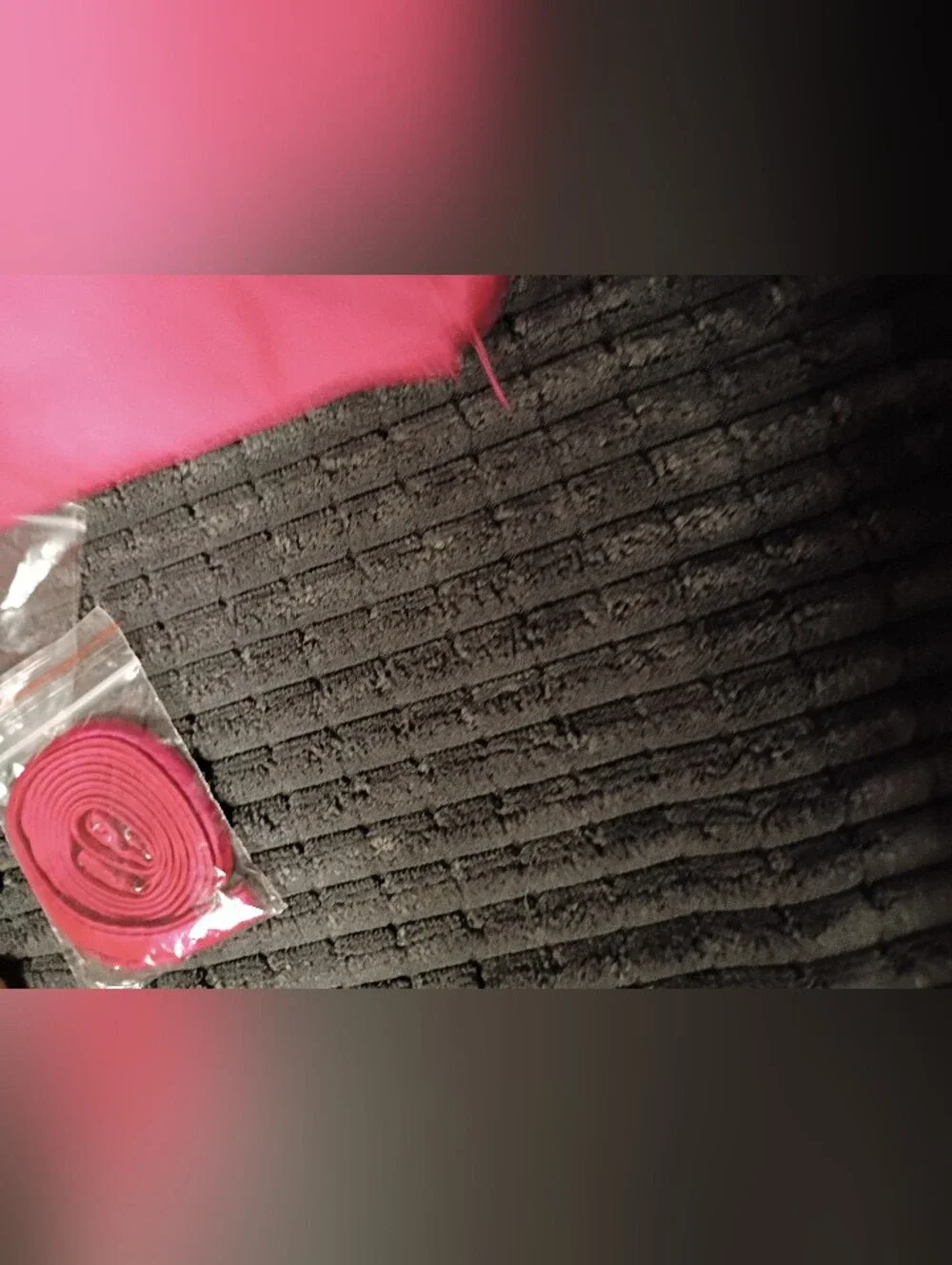 Hot Pink Satin Wristlet
